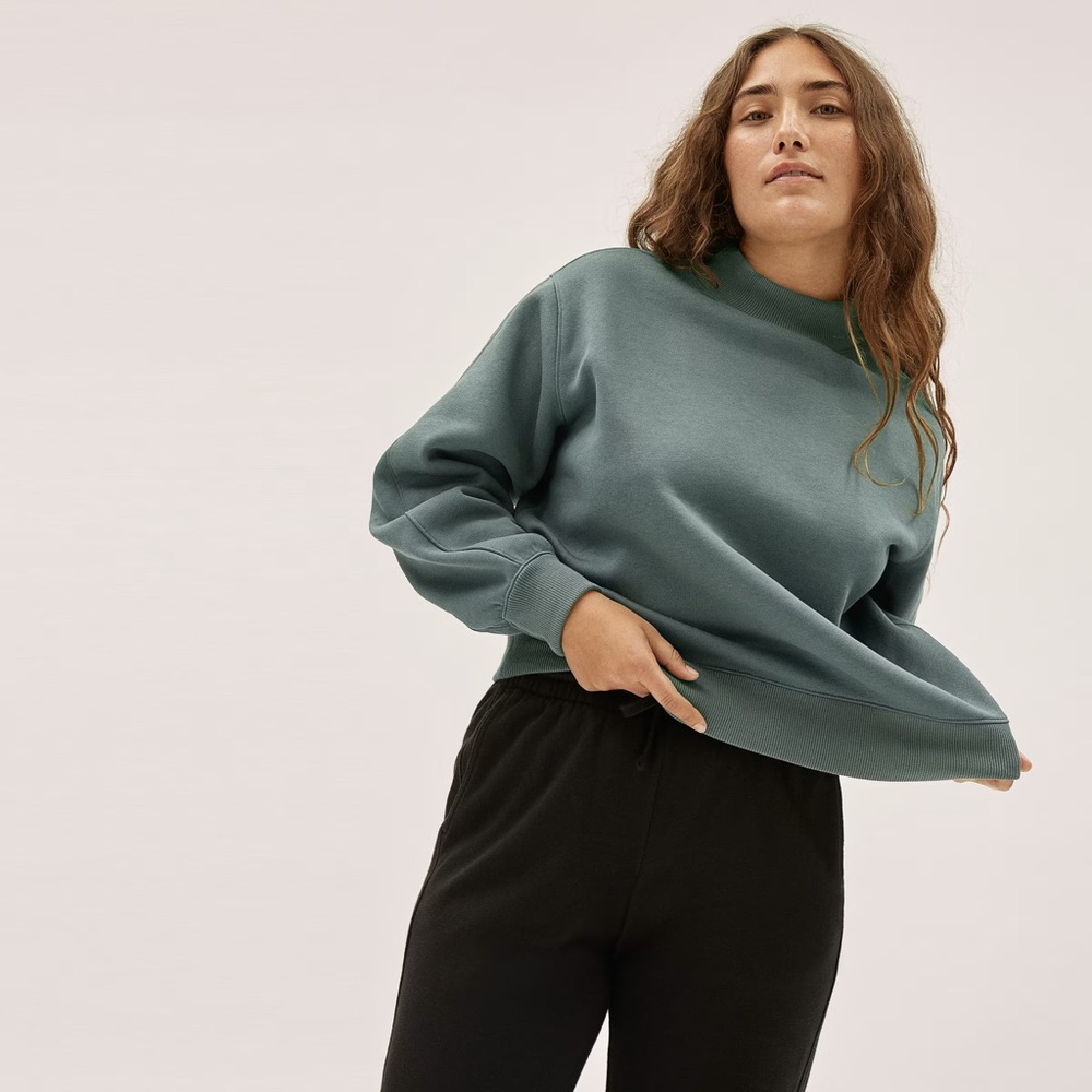 Everlane Track Cropped Sweatshirt